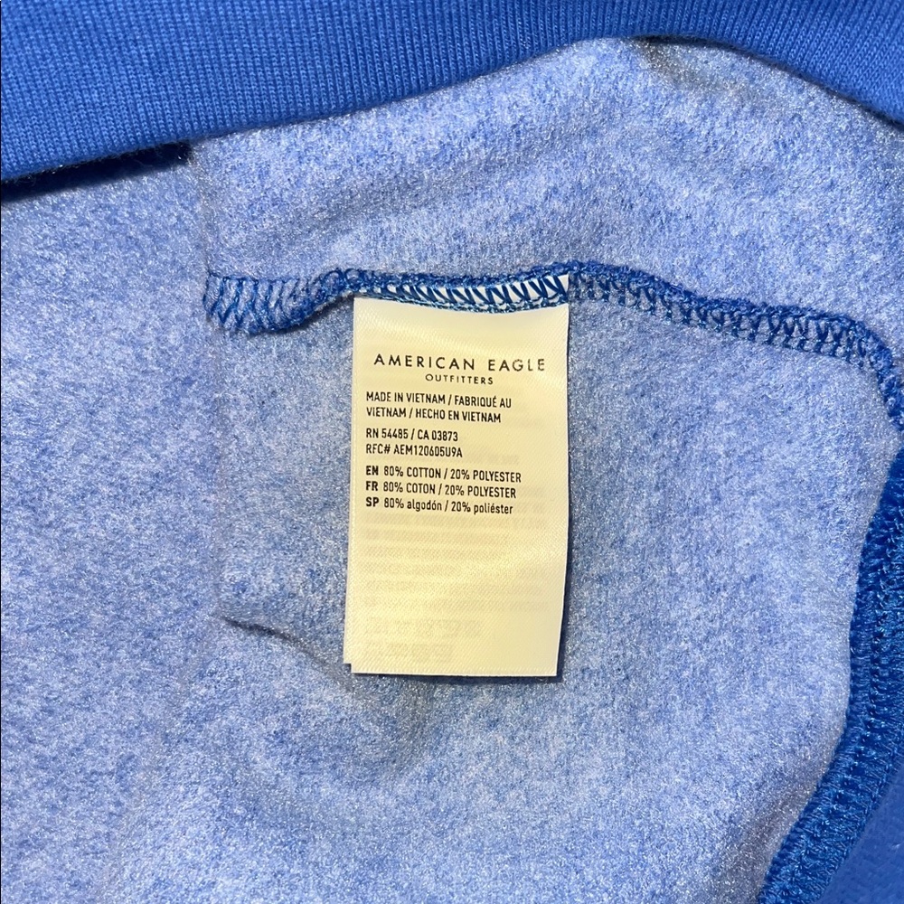 American Eagle Outfitters Vibrant Blue Crewneck Sweater - Picture 5 of 8